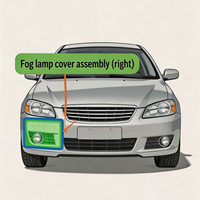 BYD Shark 6 Right Fog Light Cover Assembly - Genuine Fitment Partner