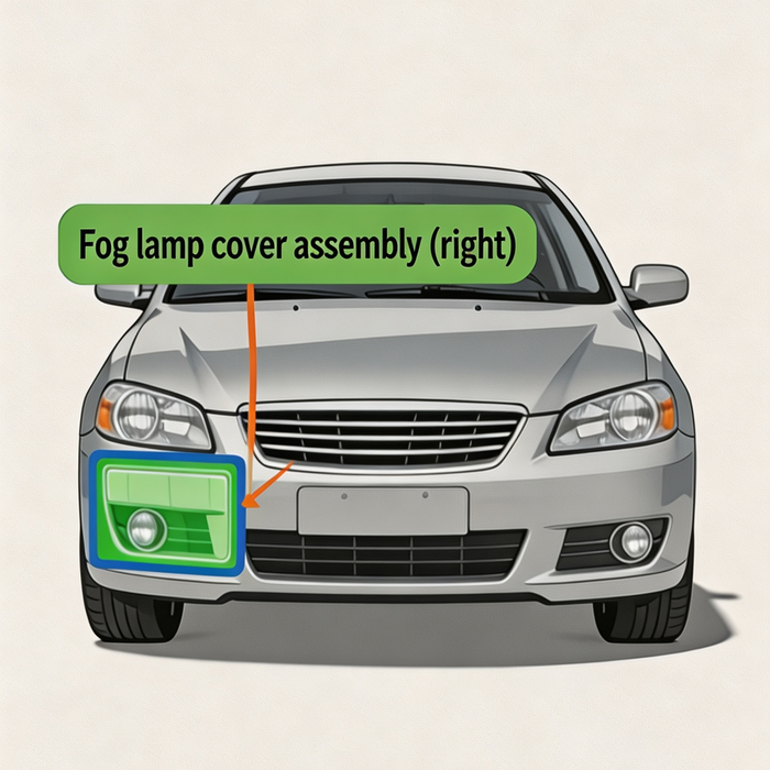 BYD ATTO 3 Right Fog Light Cover Assembly - Genuine Fitment Partner