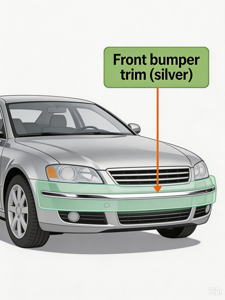 BYD Shark 6 Front Bumper Trim Silver - OEM Fitment Partner