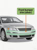 BYD ATTO 3 EVO Front Bumper Trim Silver - Fitment Guaranteed