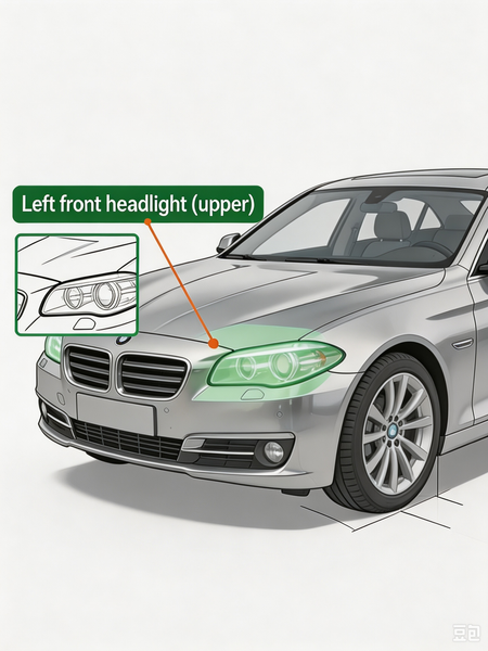 BYD ATTO 2 Left Front Headlight Upper Replacement Partner