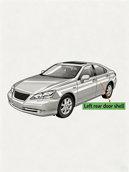 BYD Denza B8 Left Rear Door Shell Replacement Parts Partner