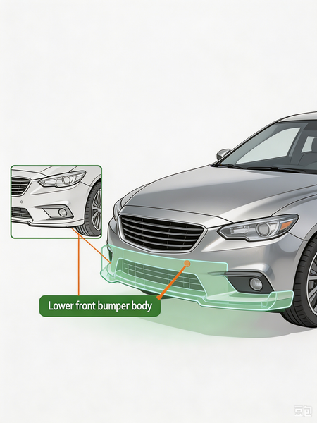 BYD Shark 6 Lower Front Bumper Body Replacement Parts Partner