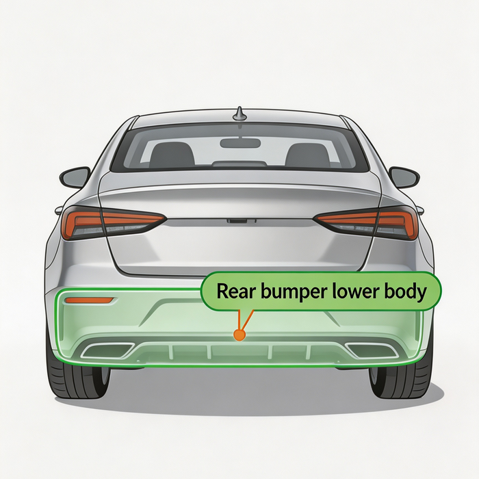 BYD Shark 6 Rear Bumper Lower Body - Fitment Guaranteed Partner