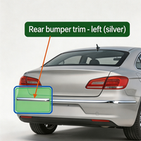 BYD Shark 6 Rear Bumper Trim Left Silver - Fitment Guaranteed Partner
