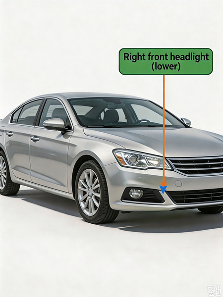 BYD ATTO 3 EVO Right Front Headlight Lower Replacement Partner