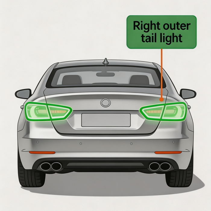 BYD Denza B5 Right rear exterior taillight/Right outer tail light - Premium Replacement Part Partner
