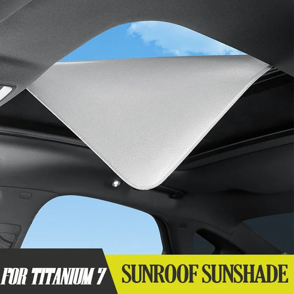 Electrostatic Adsorption Sunroof Sunshade for BYD Leopard 7 Titanium 7 Roof Heat Shield UV Protection Interior Accessory - Partner 34 - Wangdao Car Parts