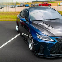 Vented Carbon Fiber Hood Bonnet Cover Set With Bolts For IS IS250 IS350 2006-2012 - Partner 34 - Wangdao Car Parts