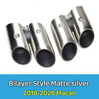 Porsche Macan 2.0T Quad Exhaust System Nozzle Muffler Tailpipe 2014-2026