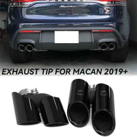Porsche Macan 2.0T Quad Exhaust Pipe Tailpipe Muffler Tip 2019-2024