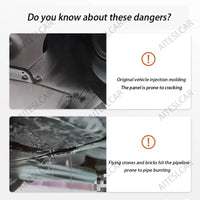 2PCS Aluminum Alloy Coolant Hose Guard Plates for Tesla Model 3 Model Y Juniper 2025 Chassis Coolant Pipe Lower Guard Protector HKD 222 . 92 HKD525.82 -57% 4.2 37 sold New shoppers save HKD302.9 Extra 1% off with coins See preview Similar items - Wangdao Car Parts