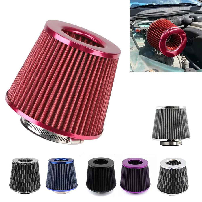 76mm High Flow Cold Air Intake Filter Universal Car Accessories