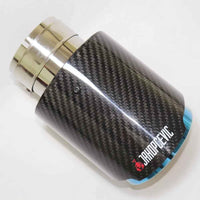Universal Car Exhaust Tip Carbon Fiber Muffler Nozzle