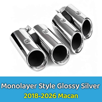 Porsche Macan 2.0T Quad Exhaust System Nozzle Muffler Tailpipe 2014-2026