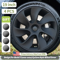 Cyclone Style Tesla Model Y 19 Inch Wheel Covers 4PCS - Wangdao Car Parts
