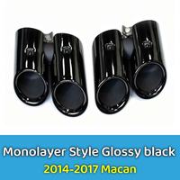 Porsche Macan 2.0T Quad Exhaust System Nozzle Muffler Tailpipe 2014-2026