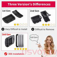 UV Aluminum Self-Slide Lock Performance Pedal Sets Accelerator Brake Pedals Cover for Tesla Model Y Juniper Model 3 YL 2026-2021 - Partner 34 - Wangdao Car Parts