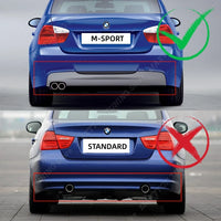 Rear Bumper Splitter Lip Spoiler For BMW 3 Series E90 E91 M Sport 2005-2012 MP Style Rear Diffuser Guard Car Replacement Part - Partner 34 - Wangdao Car Parts