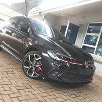 For VW Polo AW MK6 2017-2025 GTI R-Line TGI MPI TSI Life Gloss Black Car Front Bumper Splitter Lip Diffuser Spoiler Chin Tuning - Partner 34 - Wangdao Car Parts