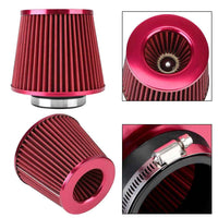 76mm High Flow Cold Air Intake Filter Universal Car Accessories