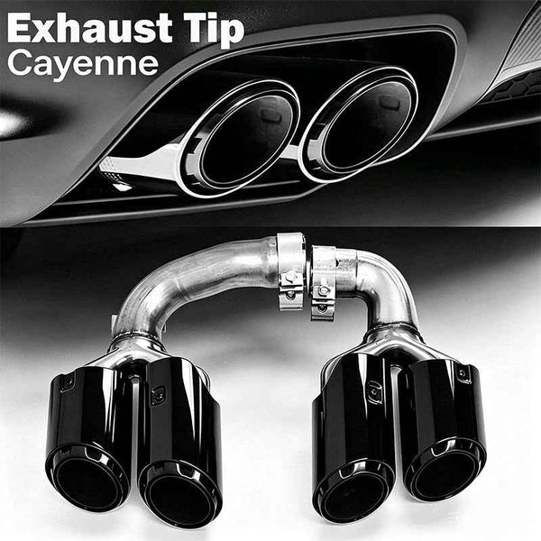 Porsche Cayenne 3.0T 9Y0 Exhaust Tip 2018-2025 304SS