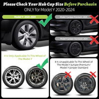 Cyclone Style Tesla Model Y 19 Inch Wheel Covers 4PCS - Wangdao Car Parts