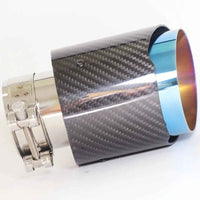 Universal Car Exhaust Tip Carbon Fiber Muffler Nozzle