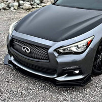 For INFINITI Q50 Sedan 2014-2017 Front Splitter Car Front Bumper Lip Spoiler Splitter Bumper Lip Chin Spoiler Bodykit Trims - Partner 34 - Wangdao Car Parts