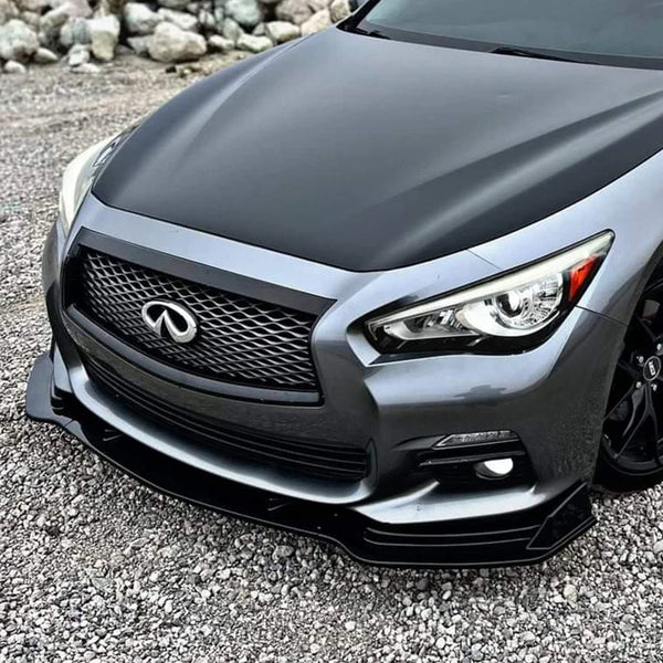 For INFINITI Q50 Sedan 2014-2017 Front Splitter Car Front Bumper Lip Spoiler Splitter Bumper Lip Chin Spoiler Bodykit Trims - Partner 34 - Wangdao Car Parts