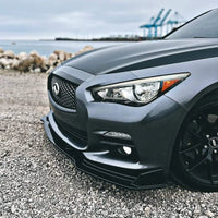 For INFINITI Q50 Sedan 2014-2017 Front Splitter Car Front Bumper Lip Spoiler Splitter Bumper Lip Chin Spoiler Bodykit Trims - Partner 34 - Wangdao Car Parts