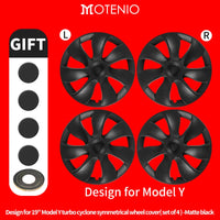 Cyclone Style Tesla Model Y 19 Inch Wheel Covers 4PCS - Wangdao Car Parts