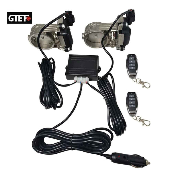 Universal Car Electric Exhaust Dual Valve Kit 51-76mm