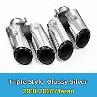 Porsche Macan 2.0T Quad Exhaust System Nozzle Muffler Tailpipe 2014-2026