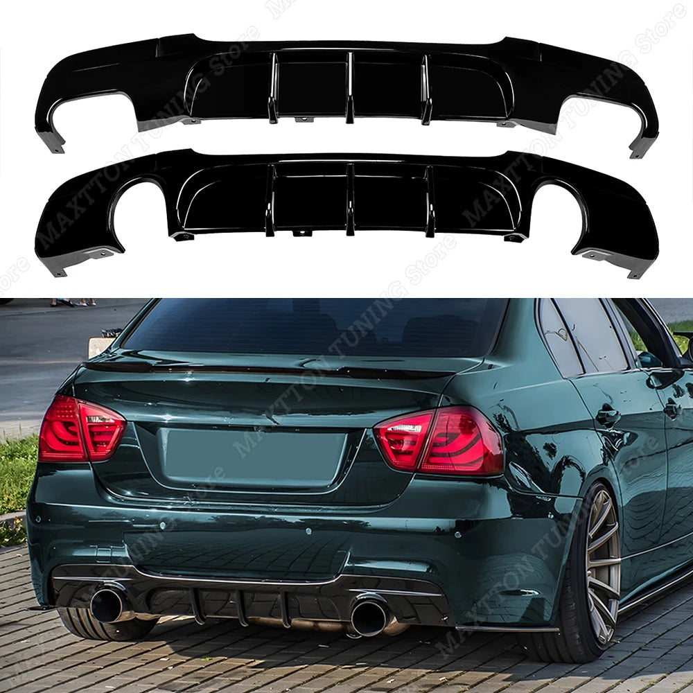 Rear Bumper Splitter Lip Spoiler For BMW 3 Series E90 E91 M Sport 2005-2012 MP Style Rear Diffuser Guard Car Replacement Part - Partner 34 - Wangdao Car Parts
