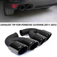 Porsche Cayenne 2011-2014 Quad Exhaust Tip 304 Stainless Steel