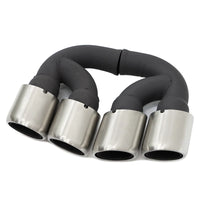 Porsche Cayenne 2011-2014 Quad Exhaust Tip 304 Stainless Steel