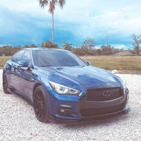 For INFINITI Q50 Sedan 2014-2017 Front Splitter Car Front Bumper Lip Spoiler Splitter Bumper Lip Chin Spoiler Bodykit Trims - Partner 34 - Wangdao Car Parts