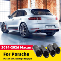 Porsche Macan 2.0T Quad Exhaust System Nozzle Muffler Tailpipe 2014-2026