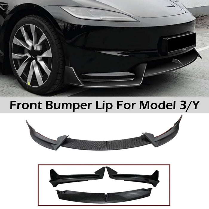 Front Bumper Lip for Tesla Model 3 Y 2017-2024 - Wangdao Car Parts