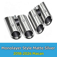 Porsche Macan 2.0T Quad Exhaust System Nozzle Muffler Tailpipe 2014-2026