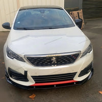 3pcs For Peugeot 308 MK2 T9 GT GT-Line Hatchback 2016-2021 Facelift Front Bumper Lip Spoiler Splitter Diffuser Body kits Tuning - Partner 34 - Wangdao Car Parts