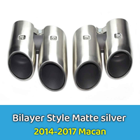 Porsche Macan 2.0T Quad Exhaust System Nozzle Muffler Tailpipe 2014-2026