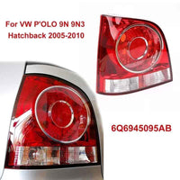 VW Polo 9N 9N3 Hatchback Rear Bumper Tail Lights 2005-2010