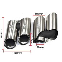 Porsche Macan 2.0T Quad Exhaust Pipe Tailpipe Muffler Tip 2019-2024