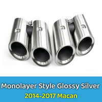 Porsche Macan 2.0T Quad Exhaust System Nozzle Muffler Tailpipe 2014-2026