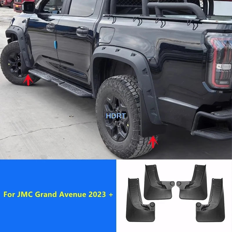 For JMC Grand Avenue 2023 + Car Styling Mud Flap Front Rear Wheel Fender Mudguard Splash Cover Protector Decoration Accessories - Partner 34 - Wangdao Car Parts