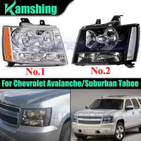 US Version a pair Front Bumper Headlight For Chevrolet Avalanche/Suburban Tahoe 2007-2014 Head Light Headlamp Head Lamp HKD 694 . 4 HKD901.82 -23% 5 25 sold Best price in similar deals Partner