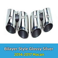 Porsche Macan 2.0T Quad Exhaust System Nozzle Muffler Tailpipe 2014-2026