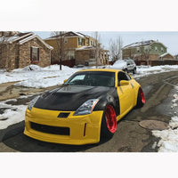 High Quality Carbon Fiber Engine Hood Bonnet Fit for 350Z 2003-2008 Modification Parts - Partner 34 - Wangdao Car Parts